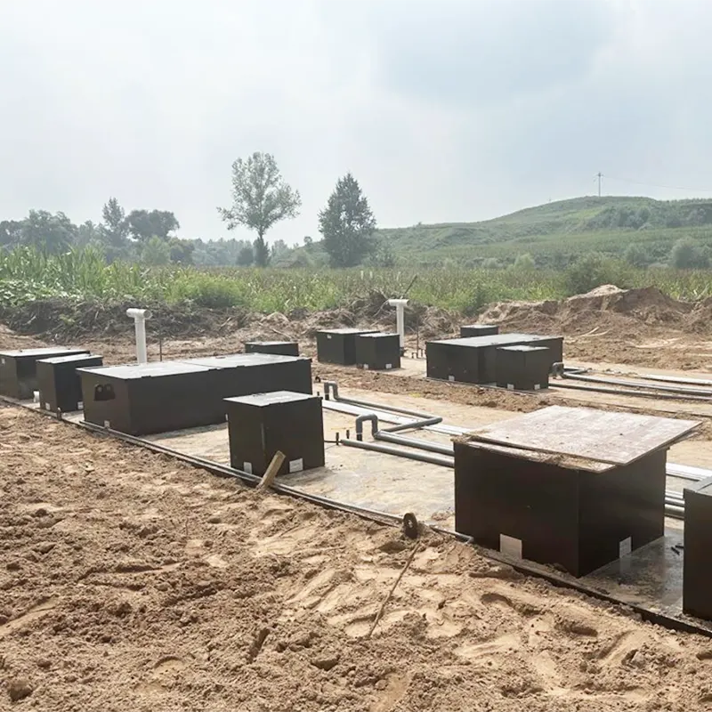 Stazione di trattamento centralizzata su larga scala delle acque reflue domestiche interrate